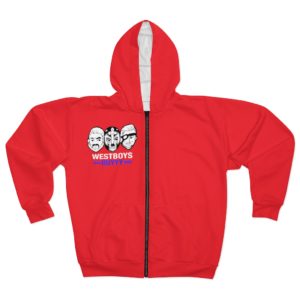 Westboys Unisex Zip Hoodie